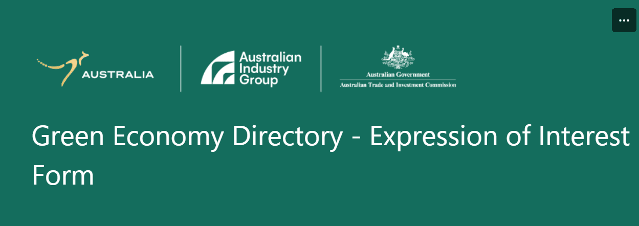 Applications Open for the Refreshed Australian Green Economy Directory